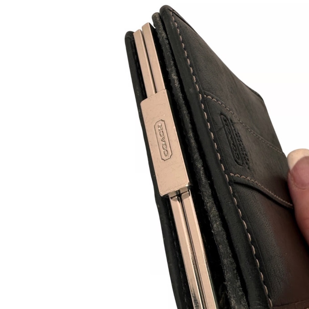 Coach Black Leather Wallet